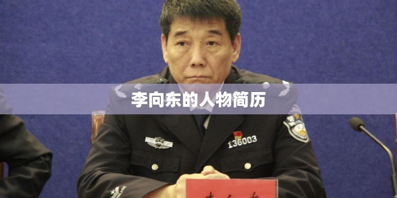 李向东的人物简历