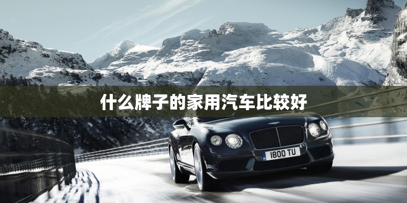 什么牌子的家用汽车比较好