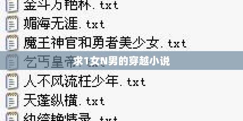 求1女N男的穿越小说 求1女N男的穿越小说